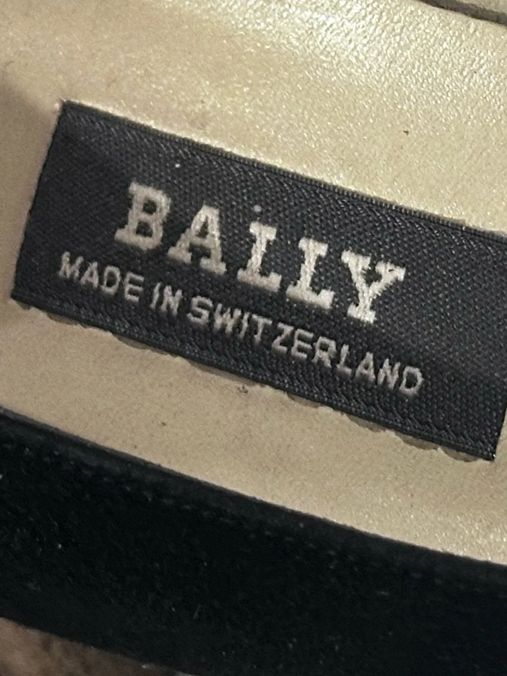 Bally Black Suede Pumps with Gold Bow Accent